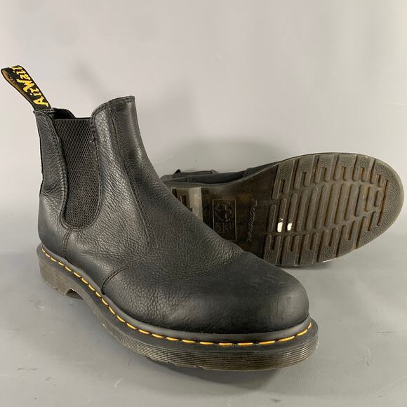 DR. MARTENS Size 11 Black Leather Boots main image 8
